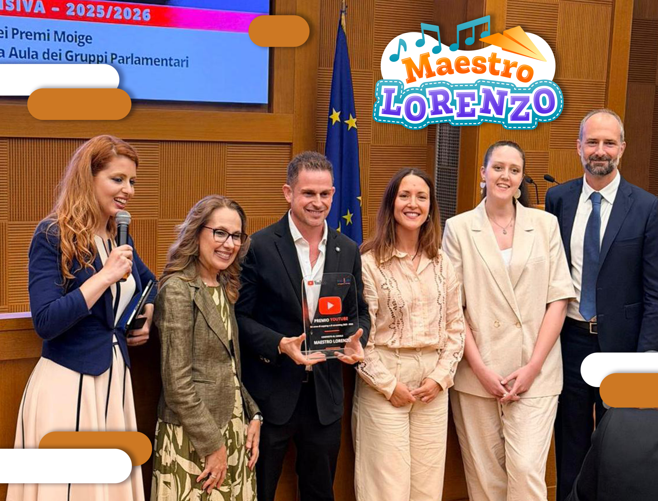 Maestro Lorenzo receives the MOIGE Award