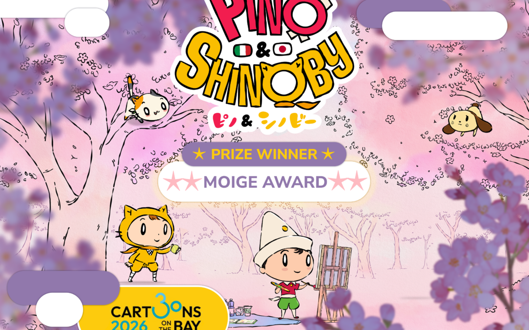 Pino & Shinoby Wins the MOIGE Award at Cartoons on the Bay 2026