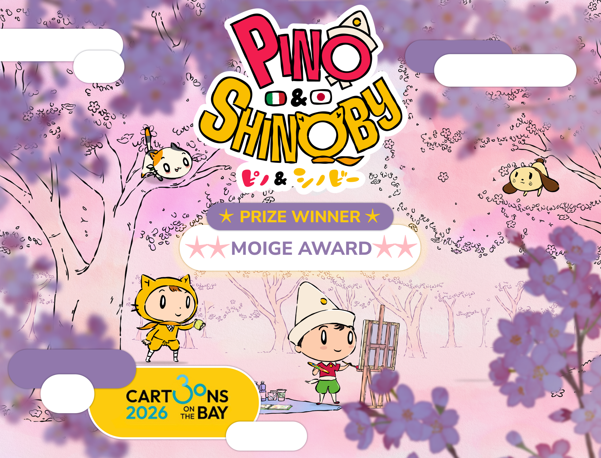 Pino & Shinoby Wins the MOIGE Award at Cartoons on the Bay 2026